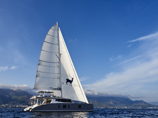 luxury catamaran for charter