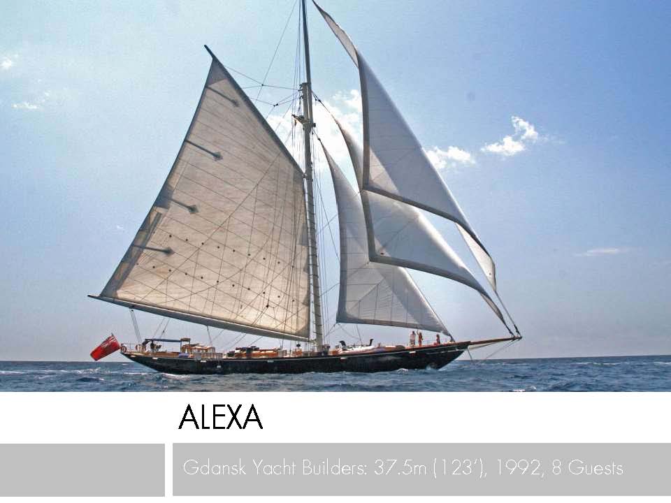 Classic beauty ALEXA OF LONDON inspired by the elegance of the original Royal Yacht BRITANNIA 123' Gdansk (Poland) Gaff Cutter, 1992/2011