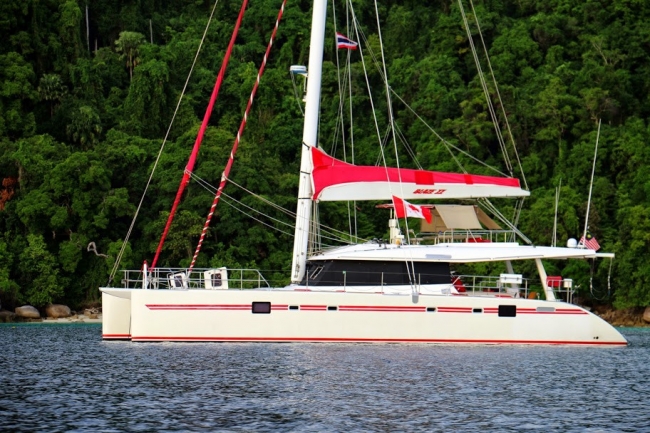 luxury catamaran BLAZE. 62' Sunreef Catamaran, 2007 for charter from Phuket, Thailand, Southeast Asia