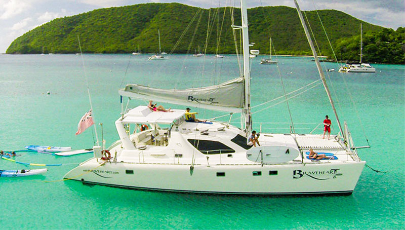 luxury catamaran for charter