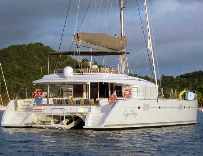 luxury catamaran for charter