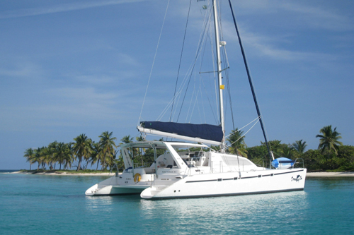 Dreaming On Leopard 47' Catamaran for charter in Belize