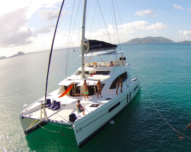 luxury catamaran for charter