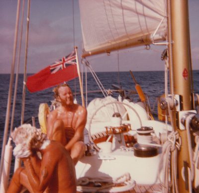 My cruise aboard the 66' sloop actually started in Bermuda.... We sailed across the Atlantic and stationed in Sardinia for the Summer.