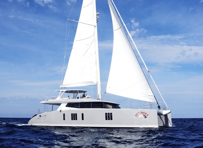 luxury catamaran for charter