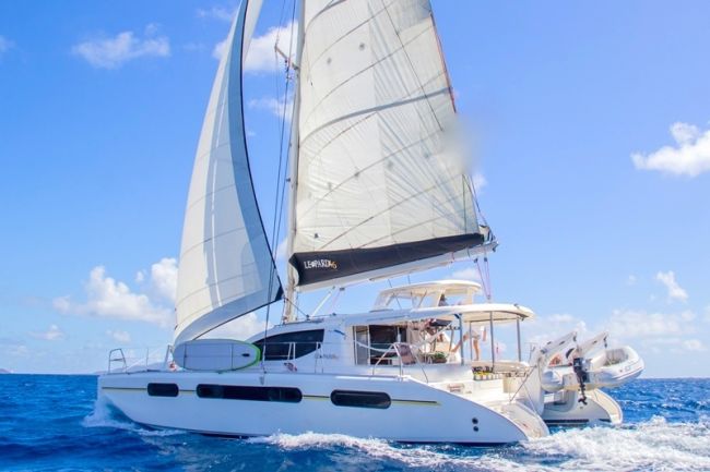 luxury catamaran for charter