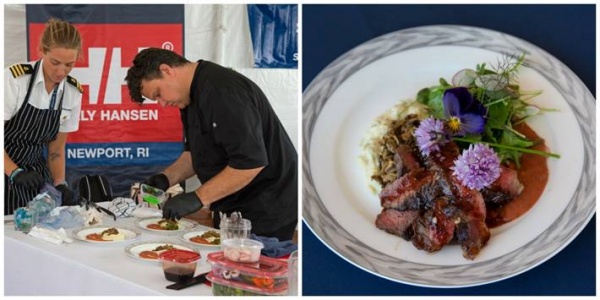 Newport Charter Yacht Show Presented by Helly Hensen chef cook off culinary competition