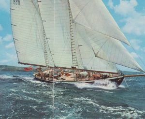 classic yacht, traditional schooner, wooden yacht