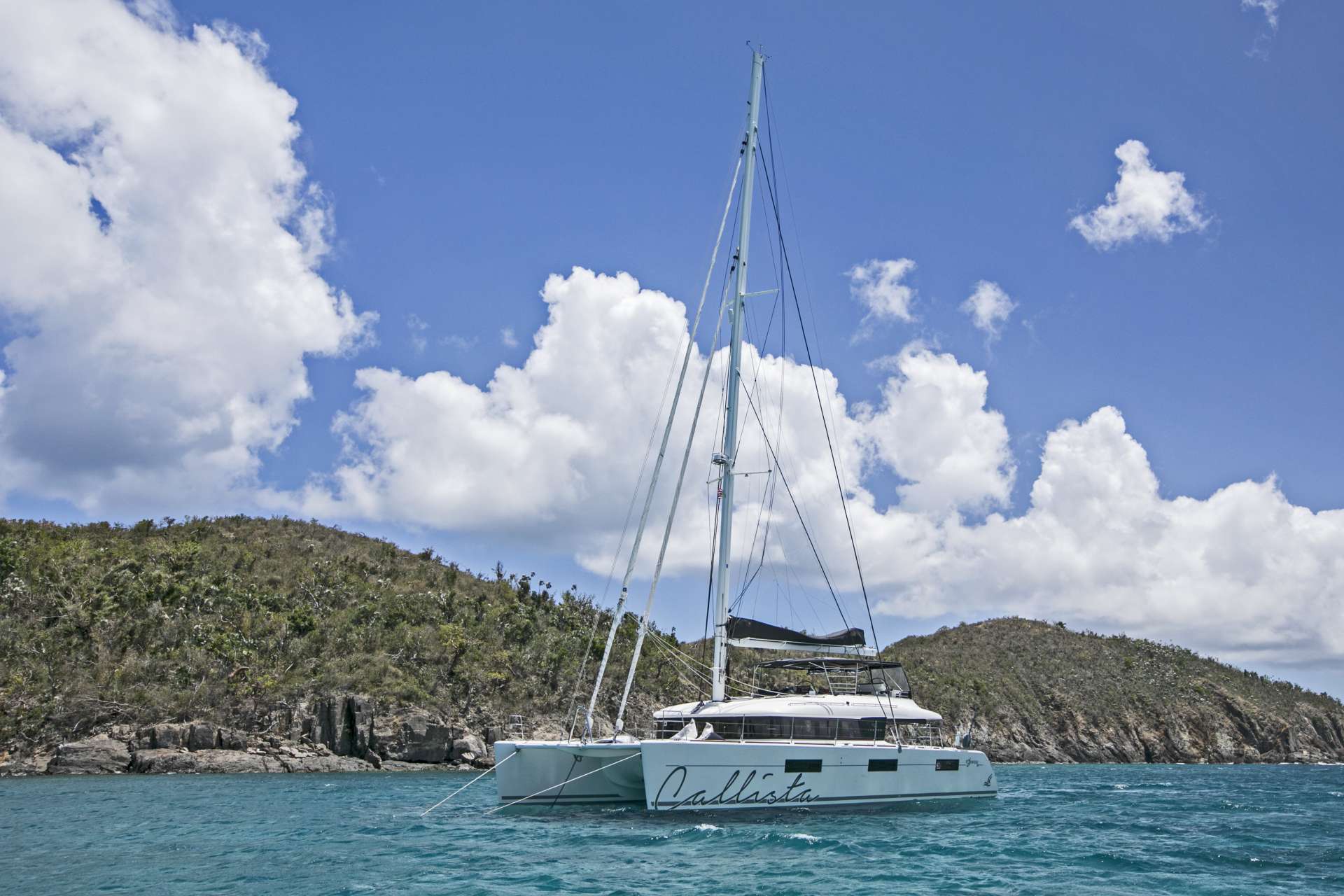 luxury catamaran for charter