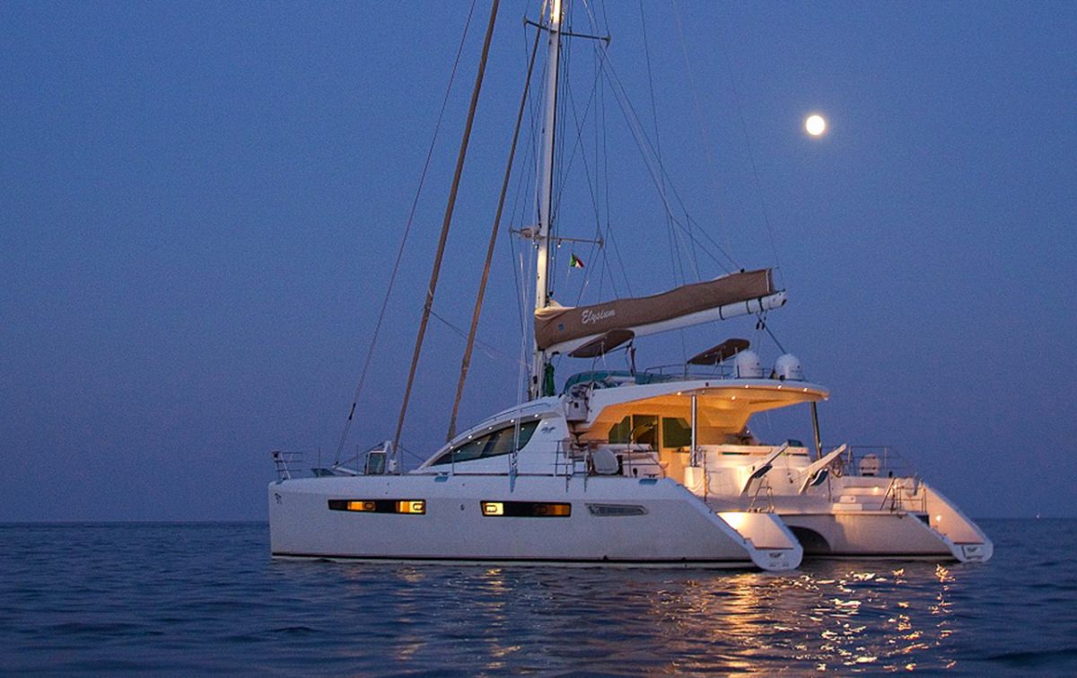 luxury catamaran for charter