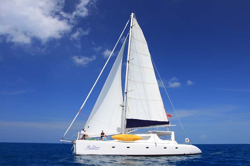 luxury catamaran for charter