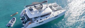Boom 55' Lagoon catamaran, 2018 for charter in the Ionian, Sporades, Cyclades, and Peloponesus Peninsula