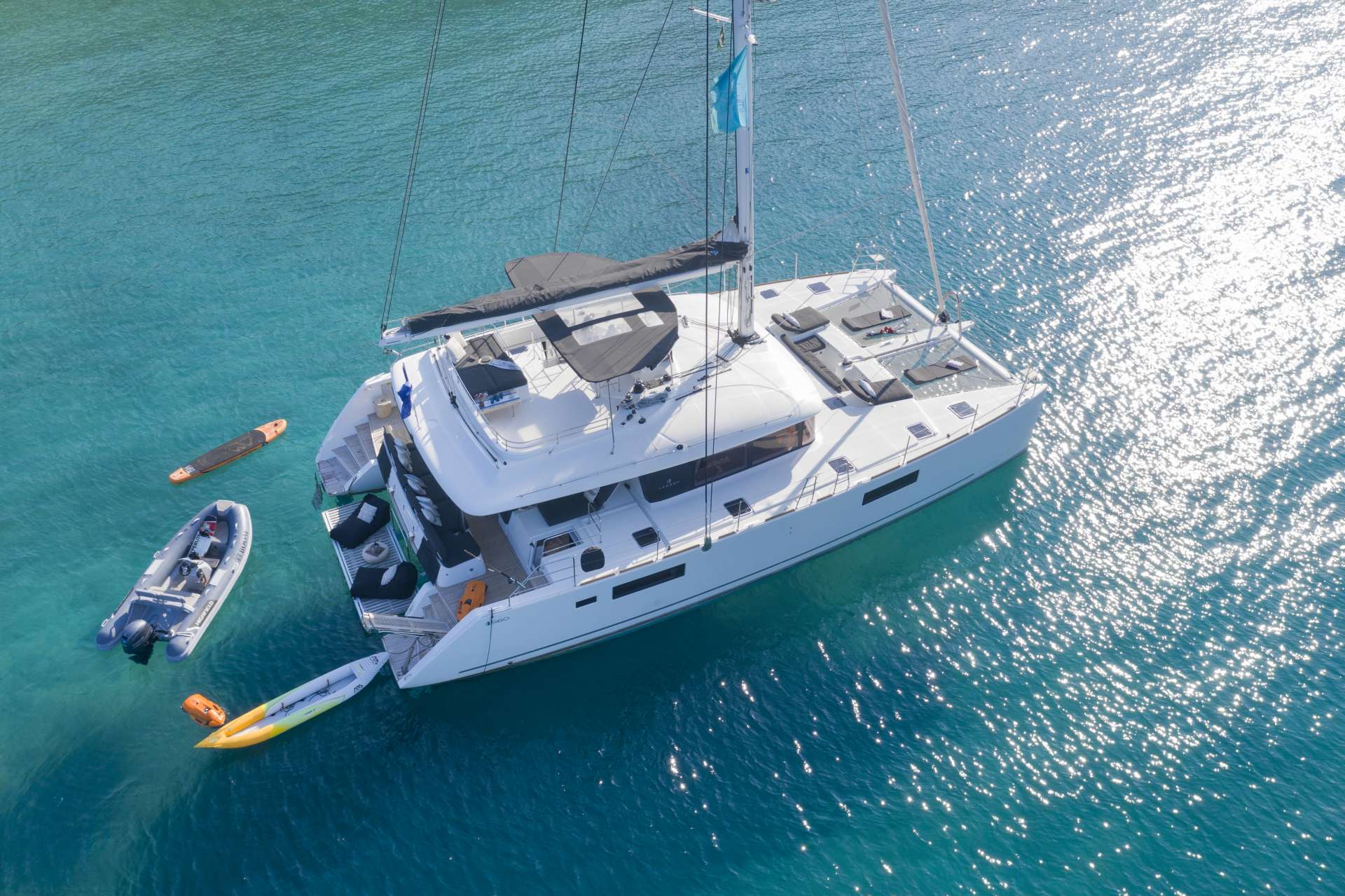 luxury catamaran for charter