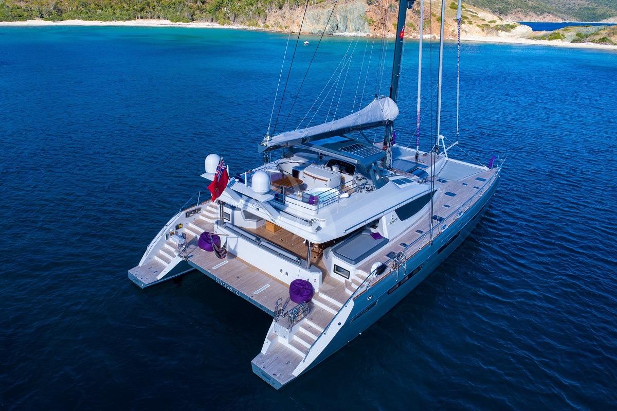 luxury catamaran for charter