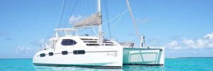 Alexis 3 46' Leopard Robertson & Caine catamaran for charrter in BVI