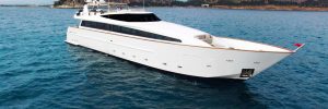 Aquila 121' Custum motor yacht in Greece
