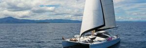 Lolalita 65' Privilege catamaran charter yacht out of Tortola for night diving dive in St. Martin