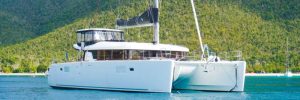 Luna 45' Lagoon catamaran built 2019 for charter in Virgin Islands