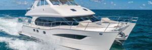 Mystic Soul 52' Horizon power cat 2019 for luxury charter in the BVI