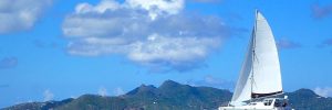 Nutmeg 50' St.Francis catamaran for cruising and dive the Virgin Islands