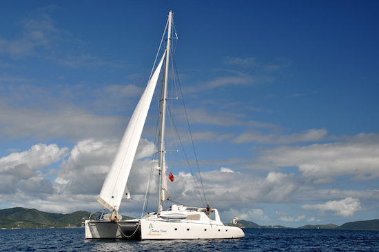 luxury catamaran for charter