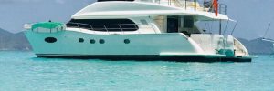 Deluxe 60' Horizon power cat SEA BOSS with air conditioned fly bridge and Ashburton trained chef