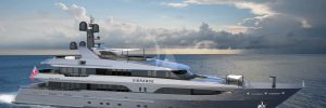 Vibrance 162' Amels 2004/2019 motor yacht with outside bridge deck gym