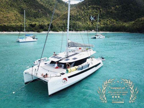 luxury catamaran for charter