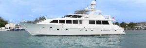 CRU 98' Westship motor yacht 1991 offers deep sea fishing and charters in the Eastern Caribbean