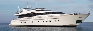 Martina 101' Falcon motor yacht with Sat TV in Greece