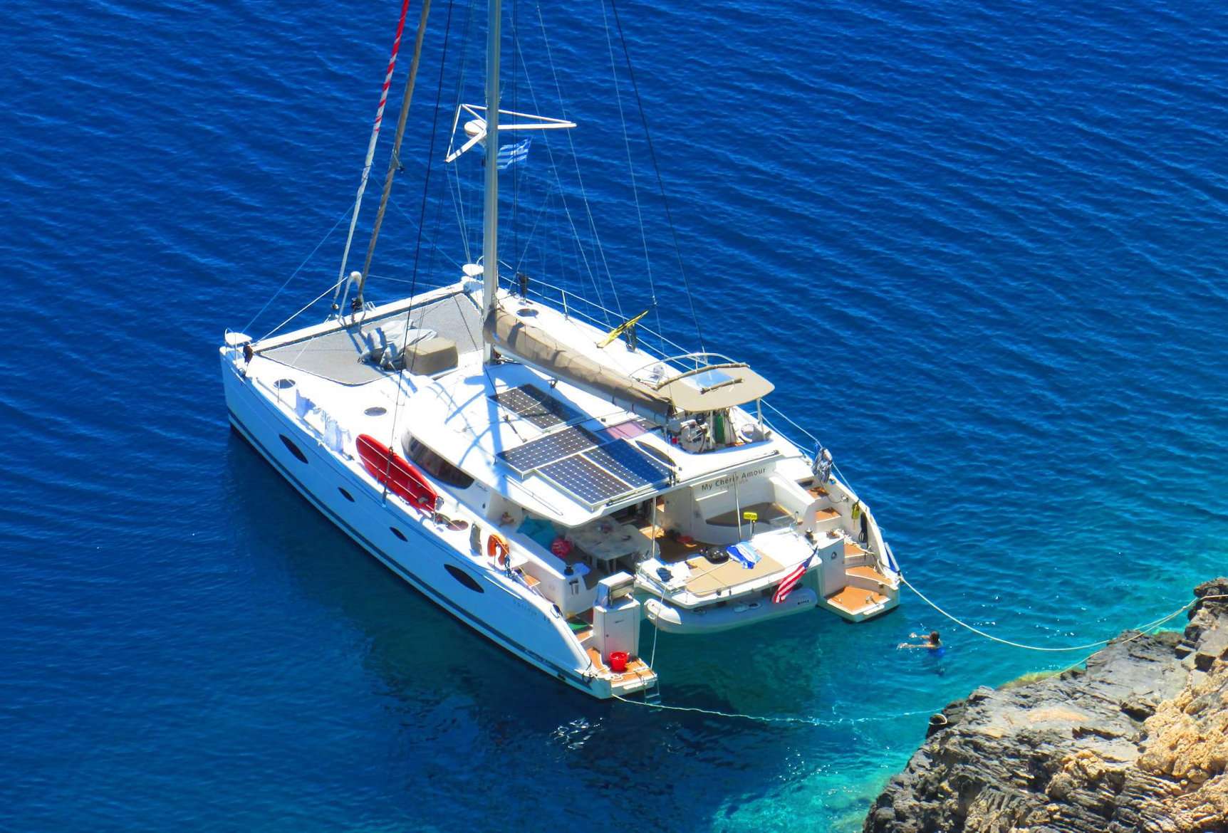 luxury catamaran for charter