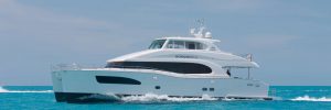 Sea Glass 74' Horizon power cat plus 30' scout tender winner of best yacht over 66' in Tortola charter yacht show 2019