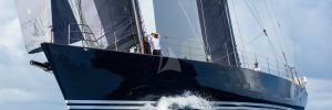 SOJANA 114' Farr racing yawl for charter racing or cruising Antigua Sailing Week St. Barths Bucket Sardinia Cup Maxi Worlds