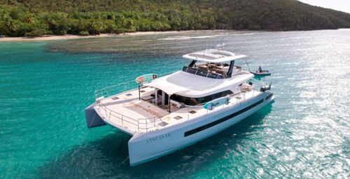 luxury catamaran for charter