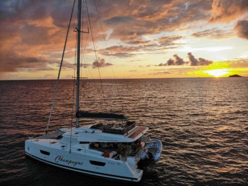 luxury catamaran for charter